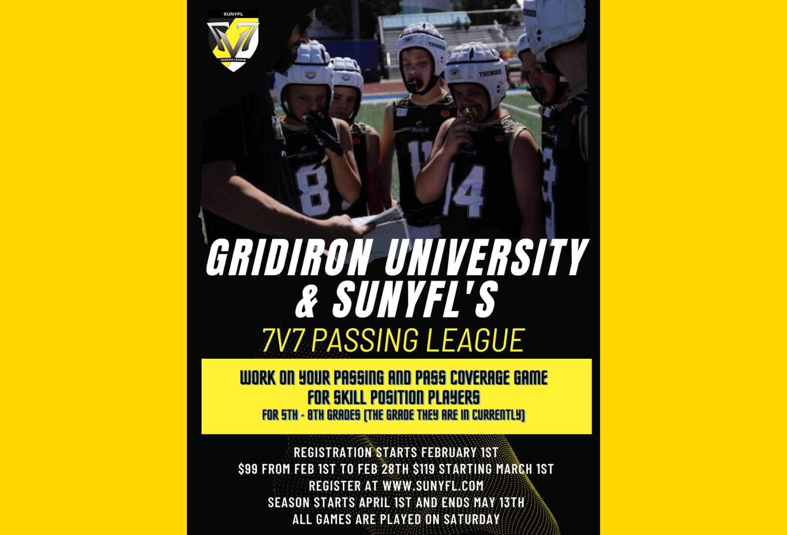 Early Bird SUNYFL 7's